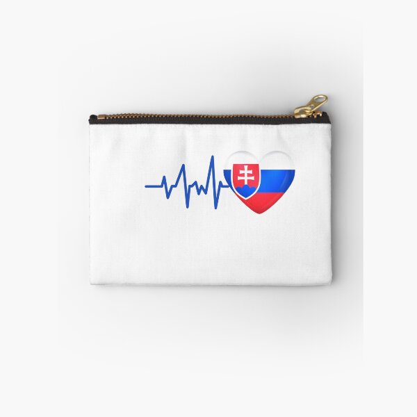 Item preview, HEARTBEAT SLOVAKIA  FLAG ECG GIFT IDEA designed and sold by melshirt-shop.