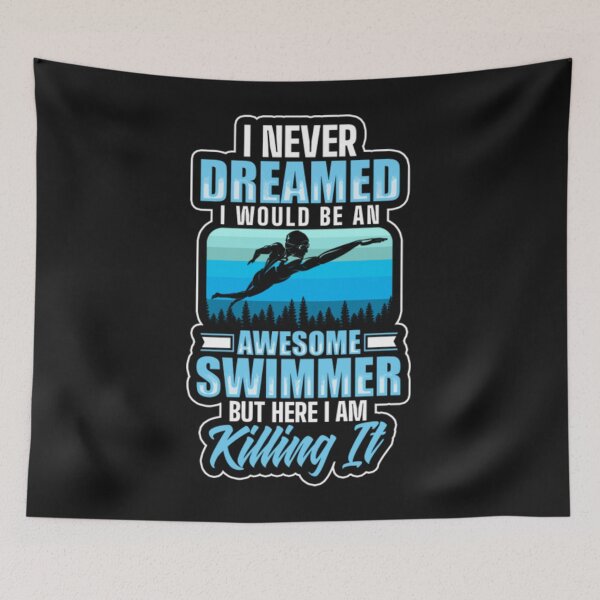 Item preview, Swimmer water Sport Dreamed Awesome designed and sold by ClamenTaon.