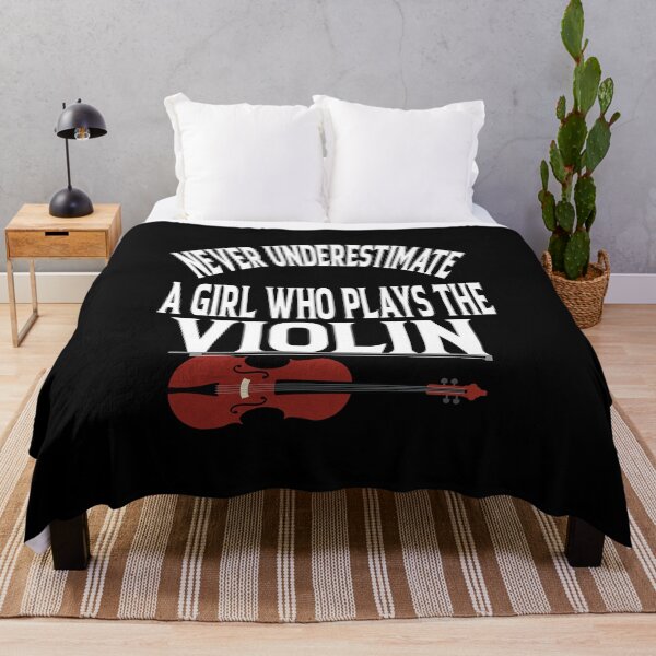 Item preview, Violin, Never Underestimate A Girl Who Plays The Violin, Violin Gift, Violinist Gifts, Violin Player, Violin Teacher Gift designed and sold by karim82.