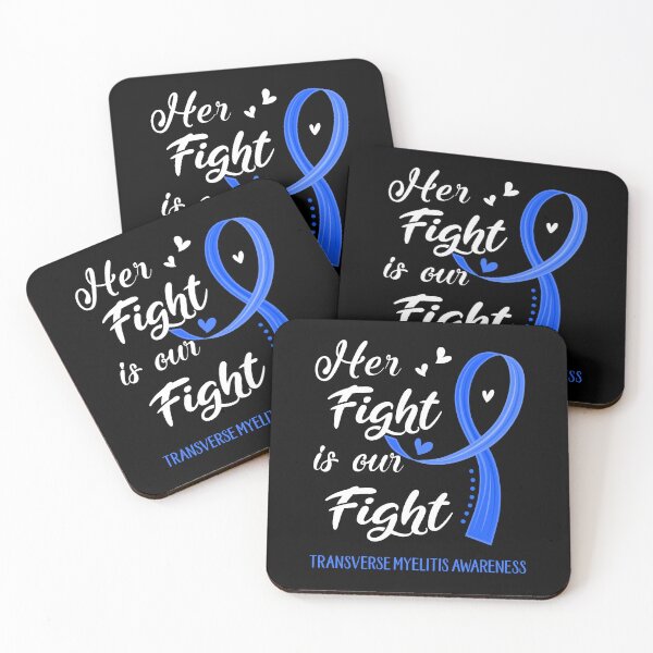 Item preview, Her Fight Is Our Fight Transverse Myelitis Awareness designed and sold by Kohend.
