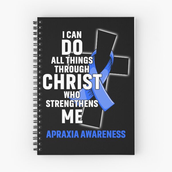 Item preview, I Can Do All Things Through Christ Who Strengthens Me Apraxia Awareness designed and sold by Hatjar.