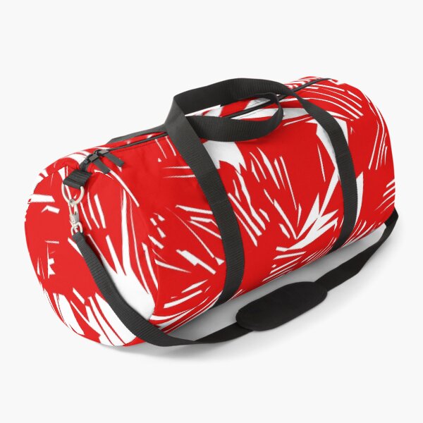 Item preview, Red and White Abstract Brush Texture Pattern designed and sold by patternsoup.