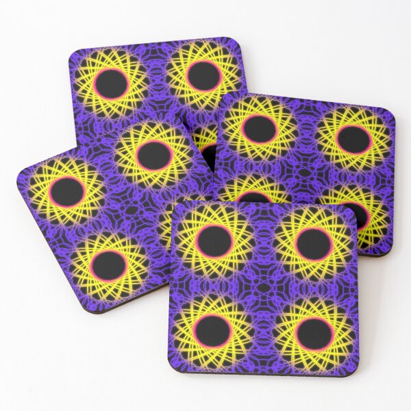 Item preview, Yellow flower pattern, abstract art designed and sold by Meo Design.