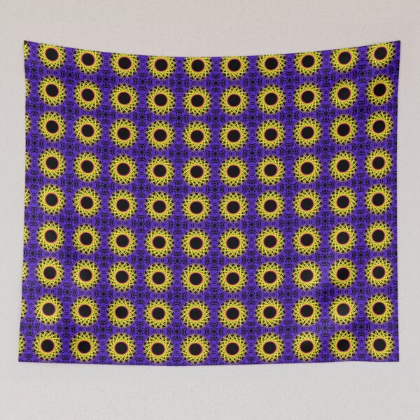 Item preview, Yellow flower pattern, abstract art designed and sold by Meo Design.