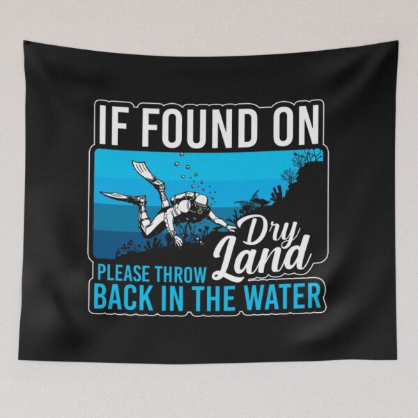 Item preview, Found On Scuba Dive back in Water designed and sold by ClamenTaon.