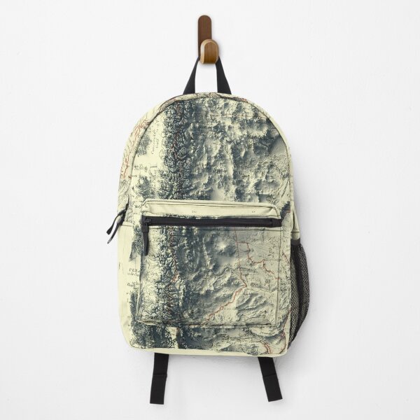 Item preview, 1892 Patagonia in Argentina and Chile Relief Map 3D digitally-rendered designed and sold by ThinkAboutMaps.