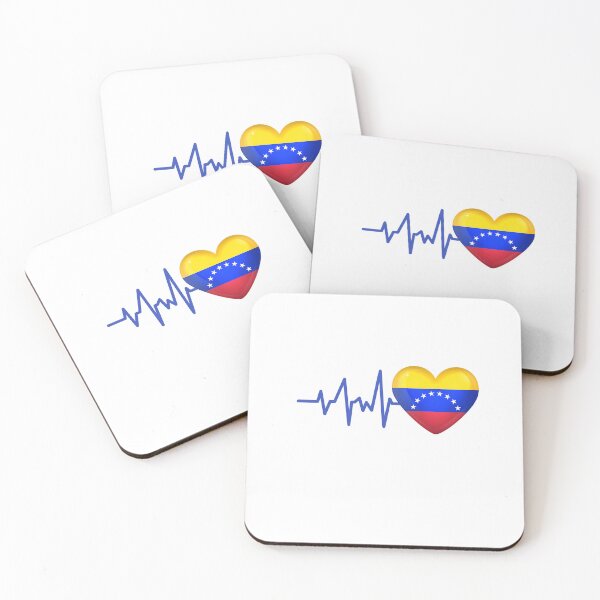 Item preview, HEARTBEAT VENEZUELA FLAG ECG GIFT IDEA designed and sold by melshirt-shop.