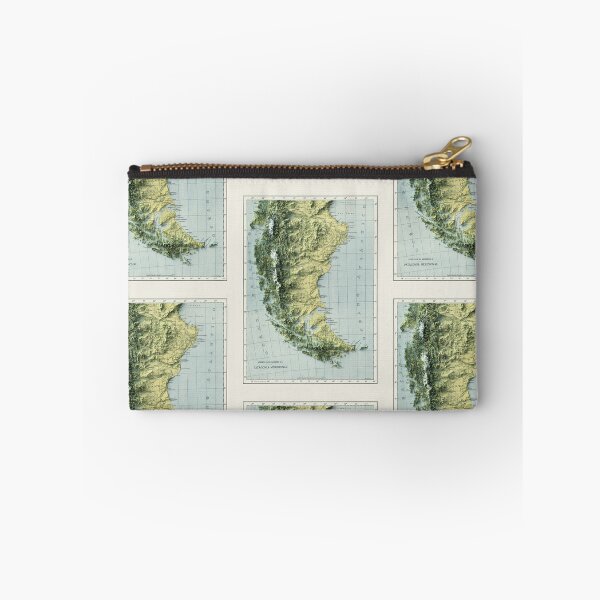 Item preview, 1941 Patagonia in Argentina and Chile Relief Map 3D digitally-rendered designed and sold by ThinkAboutMaps.