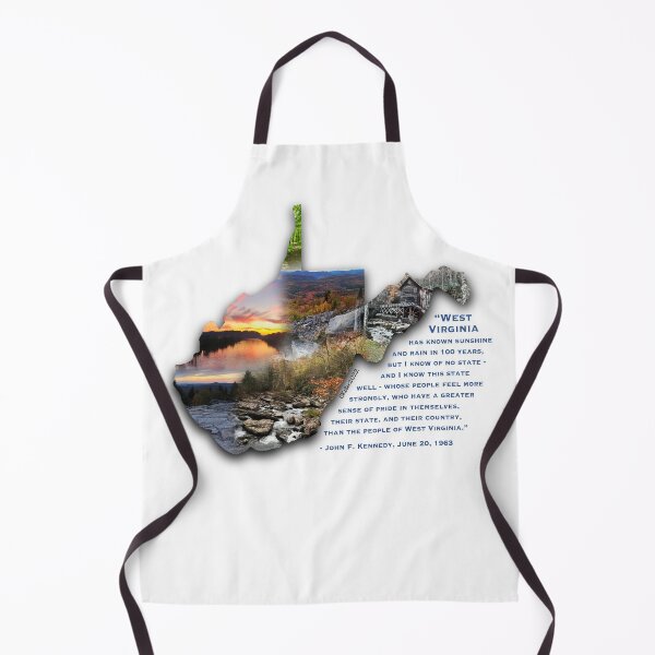 Item preview, West Virginia Photo Collage with JFK Centennial Quote designed and sold by CarynKeller.