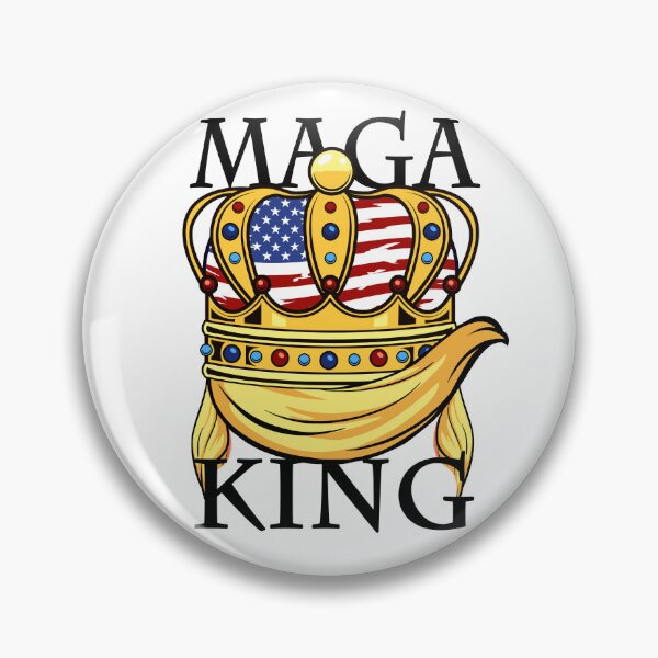 Item preview, Funny political Shirt, Maga King, Makes a Great Gift, Mug, Tapestry, USA, Crown designed and sold by DarkFirefly.
