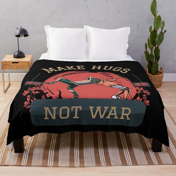 Item preview, Make Hugs Not War Funny Wrestling designed and sold by artado.
