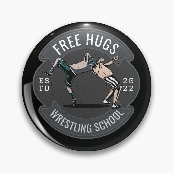 Item preview, Free Hugs Funny Wrestling School designed and sold by artado.