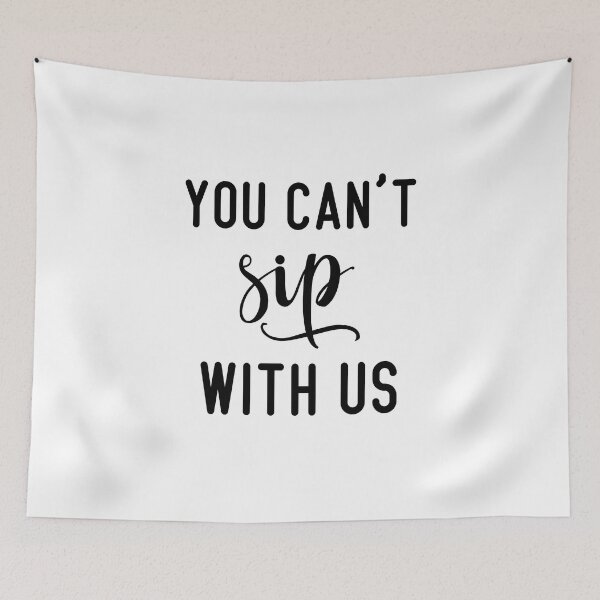 Item preview, funny Wine Bachelorette Party you can't sip with us , Graphic for bride, fun sarcastic offended Rude saying , designed and sold by joygift369.