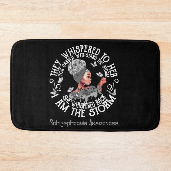 Item preview, Black Girl Fighter Strong I Am The Storm Schizophrenia Awareness designed and sold by Mnrshirley.