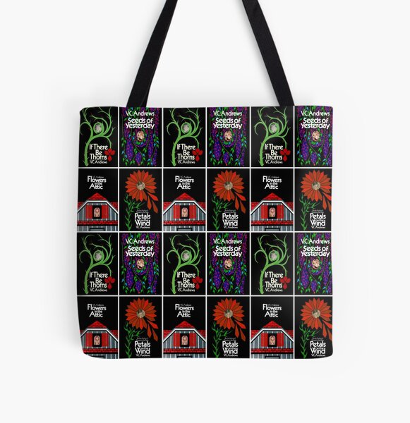 Dollanganger Series VC Andrews Vintage Book Covers Grid All Over Print Tote Bag