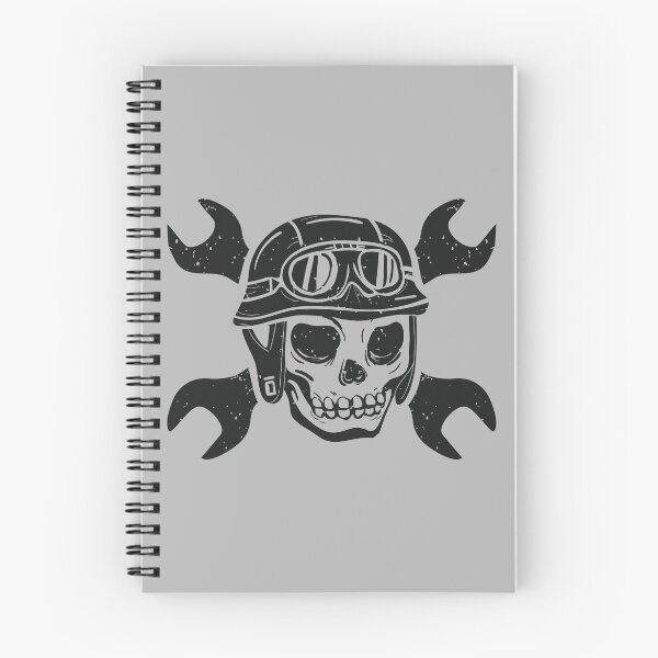 Item preview, Skull In Motorcycle Helmet designed and sold by franktact.