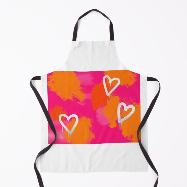 Artikelvorschau, Preppy Rosa und orange Herzzusammenfassung entworfen und verkauft von mollsdesignss.