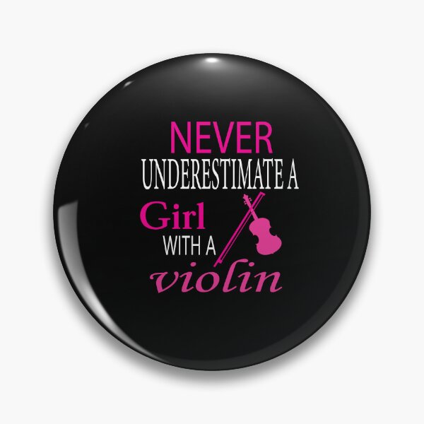 Item preview,  Violin, Never Underestimate A Girl Who Plays The Violin, Violin Gift, Violinist Gifts, Violin Player, Violin Teacher Gift designed and sold by karim82.