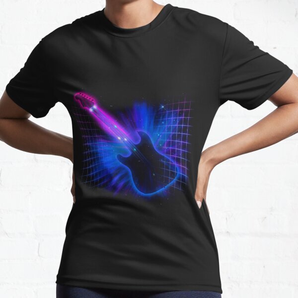 Playable electronic rock guitar shirt on sale