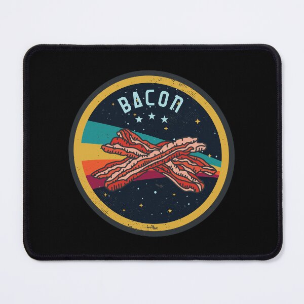 Item preview, Food Space Delivery Funny Bacon designed and sold by artado.