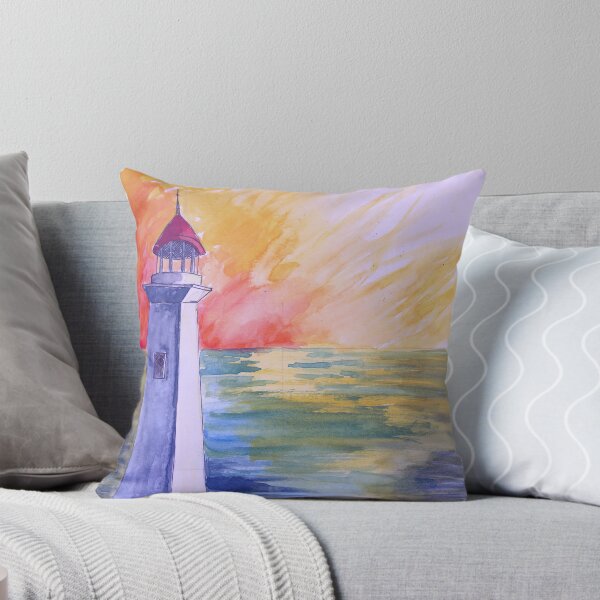 Item preview, Lighthouse Sunset  designed and sold by ReneeDixonArt.