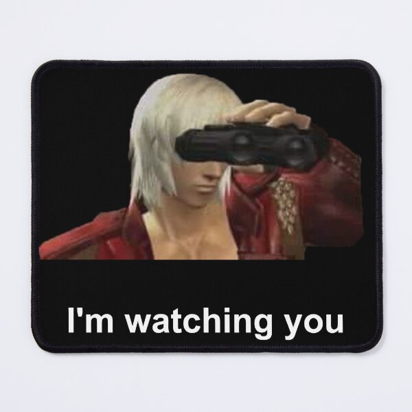 Item preview, I'm watching you - Dante with binoculars funny meme designed and sold by KefrostDs.