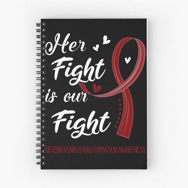 Item preview, Her Fight Is Our Fight Arteriovenous Malformation Awareness designed and sold by Kohend.