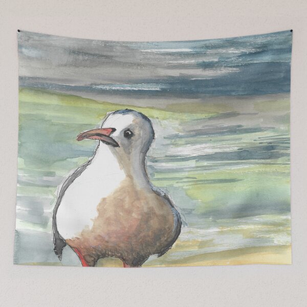 Item preview, Seashore Seagull designed and sold by ReneeDixonArt.