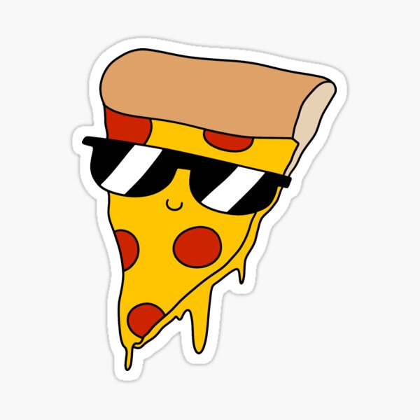 Coole Pizza Sticker