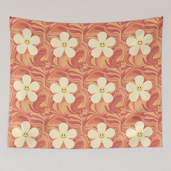 Item preview, Retro Smiley Flower designed and sold by happylilclouds.