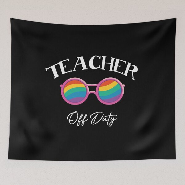 Item preview, Funny Teacher Off Duty Funny Gag Joke Fort Teacher Classic T-shirt designed and sold by Achrafilla1.