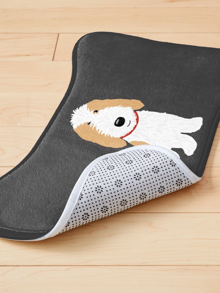 Alternate view of Cute Cartoon Dog PBGV Pet Mat