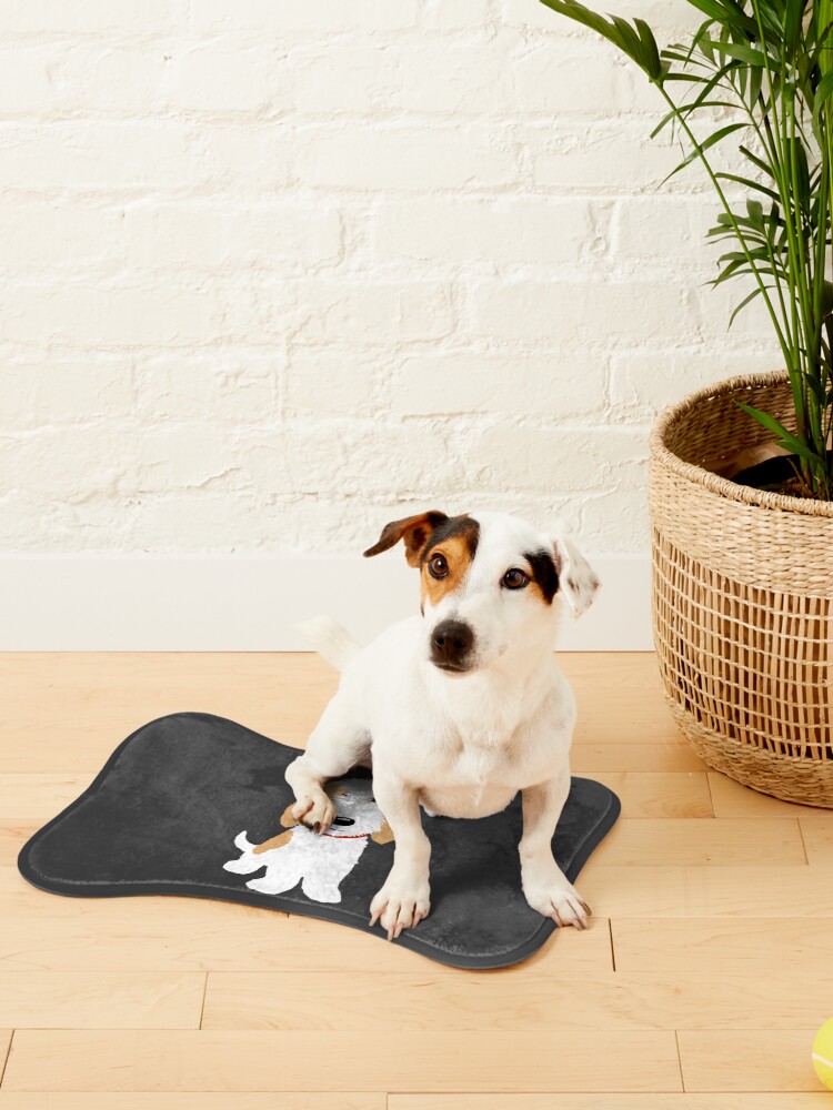 Alternate view of Cute Cartoon Dog PBGV Pet Mat