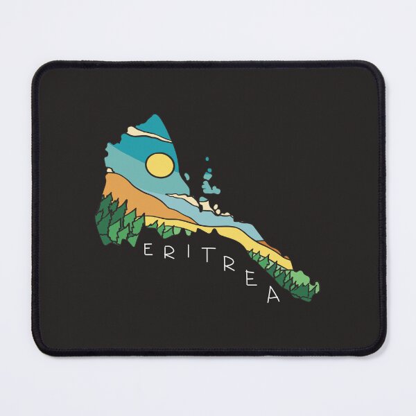 Item preview, Eritrea Landscape Map Art designed and sold by MrEddie10.