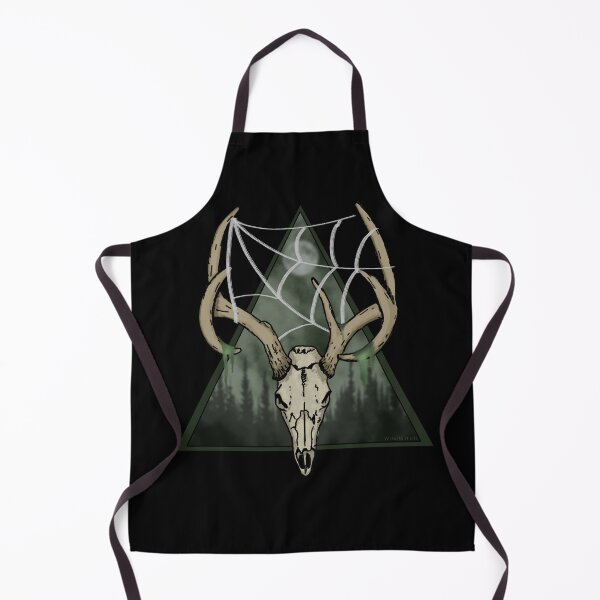 Item preview, Deer Skull With Forest Background designed and sold by WiseWitch.