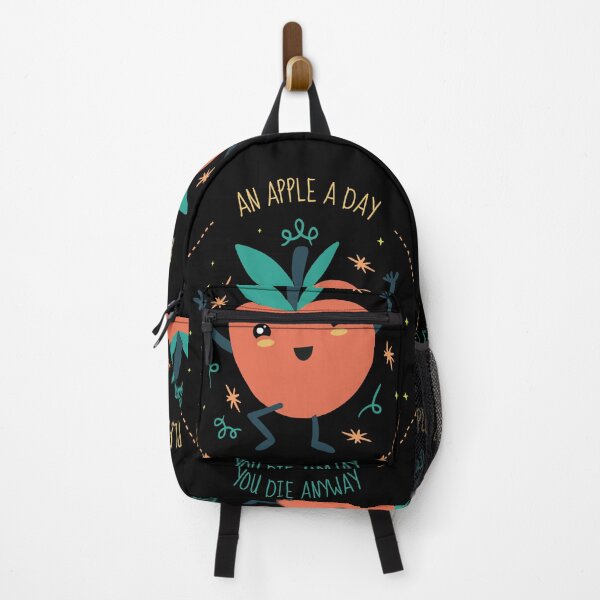 Item preview, An Apple A Day You Die Anyway Dark Humor designed and sold by artado.