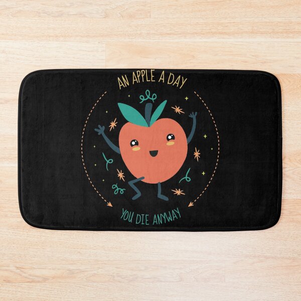 Item preview, An Apple A Day You Die Anyway Dark Humor designed and sold by artado.