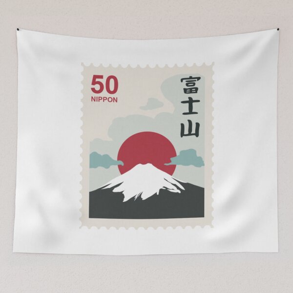 Item preview, Mount Fuji Postage Stamp - Icons of Japan designed and sold by royumi.