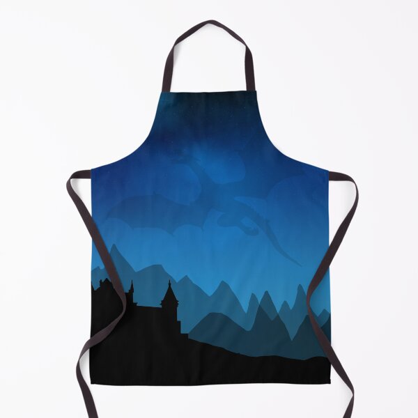 Item preview, Dragon and Castle Silhouette designed and sold by WiseWitch.