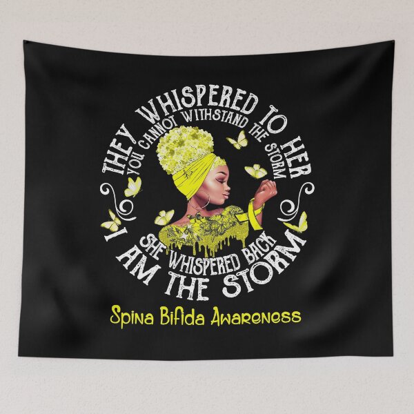 Item preview, Black Girl Fighter Strong I Am The Storm Sleep Apnea Awareness designed and sold by Mnrshirley.