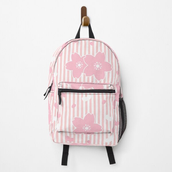 Item preview, Cherry Blossom in Baby Pink Stripes Pattern designed and sold by Moyanana.