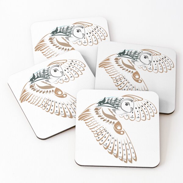 Item preview, Owl Flight designed and sold by colorfulbundles.
