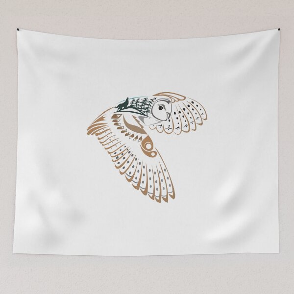 Item preview, Owl Flight designed and sold by colorfulbundles.