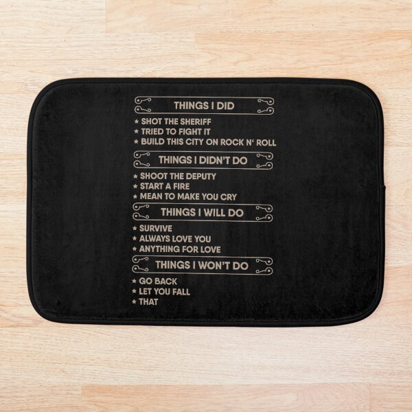 Item preview, Things We Didnt Do Music Songs Lover designed and sold by artado.
