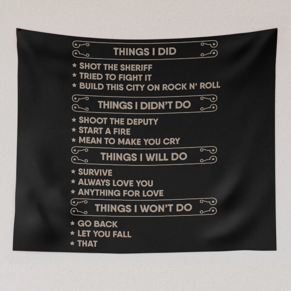 Item preview, Things We Didnt Do Music Songs Lover designed and sold by artado.