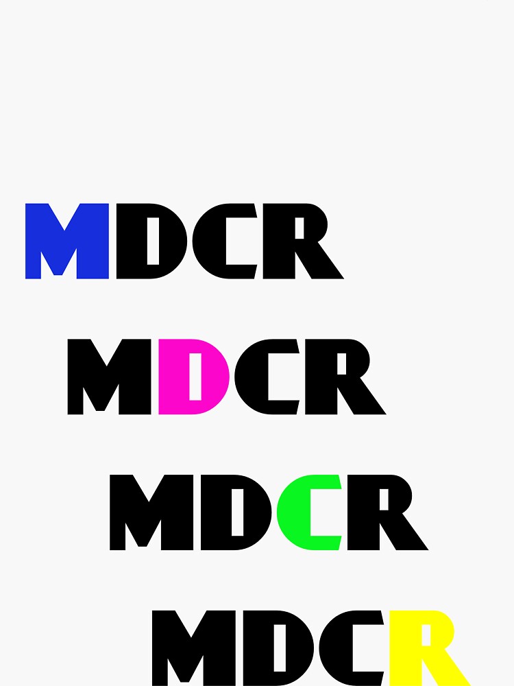 "Mdcrpep" Sticker for Sale by andrewrev Redbubble
