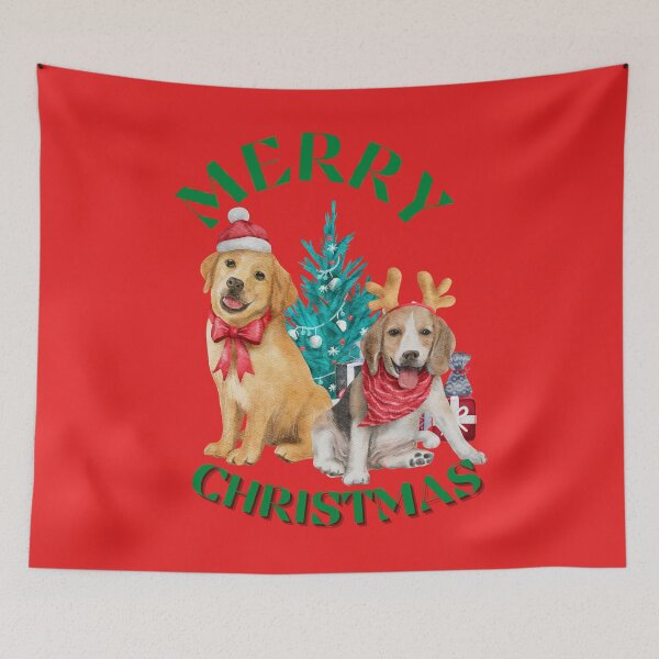 Item preview, Merry Christmas Dog Design - Merry Woofmas designed and sold by universegrace.