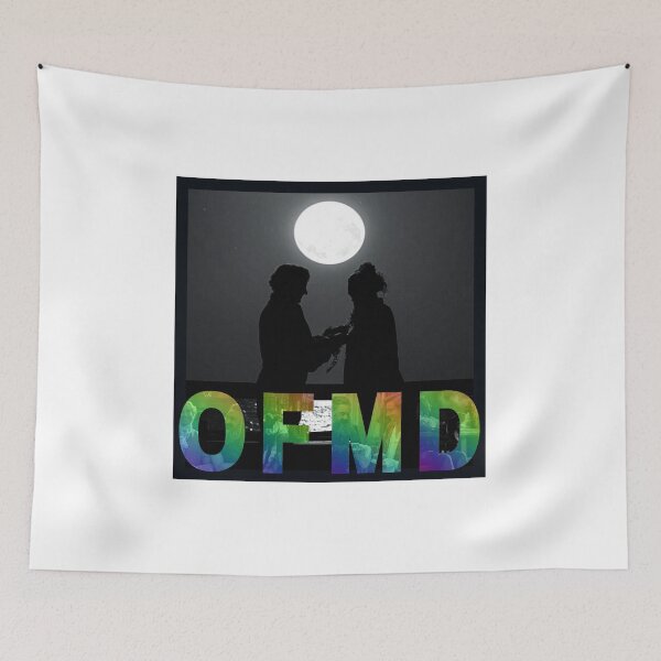 Item preview, OFMD Rainbow Moon BW designed and sold by Our Flag Means Merch.