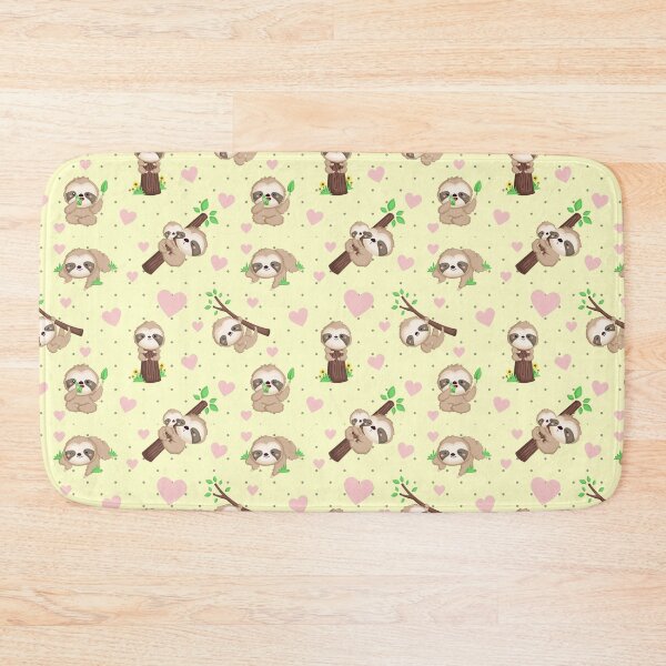 Item preview, Baby Sloth Seamless Pattern designed and sold by JDWCreations.