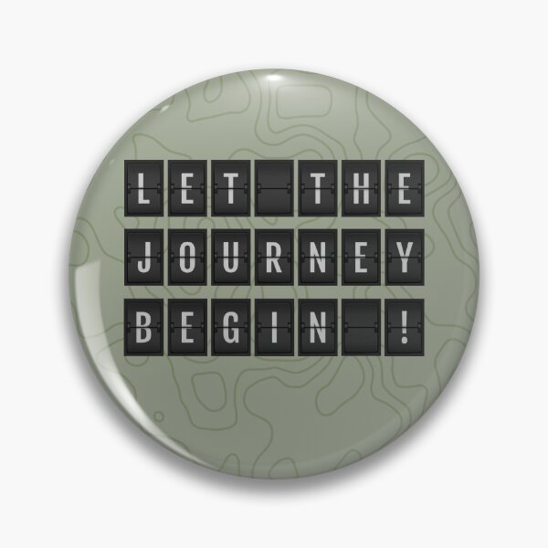 Item preview, Let the Journey Begin! designed and sold by Roam-and-Root.